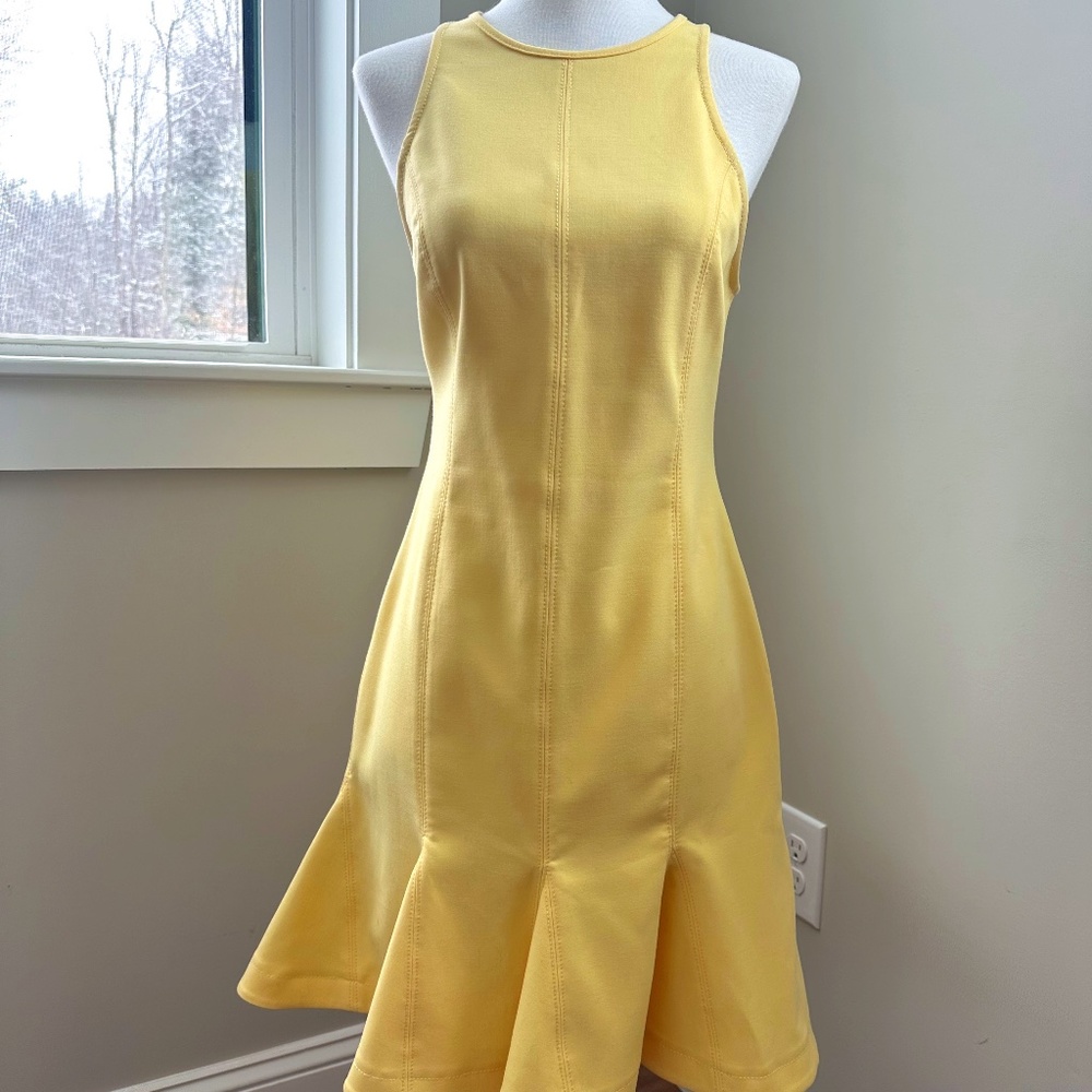 Likely Size 6 Yellow Mid Length Dress